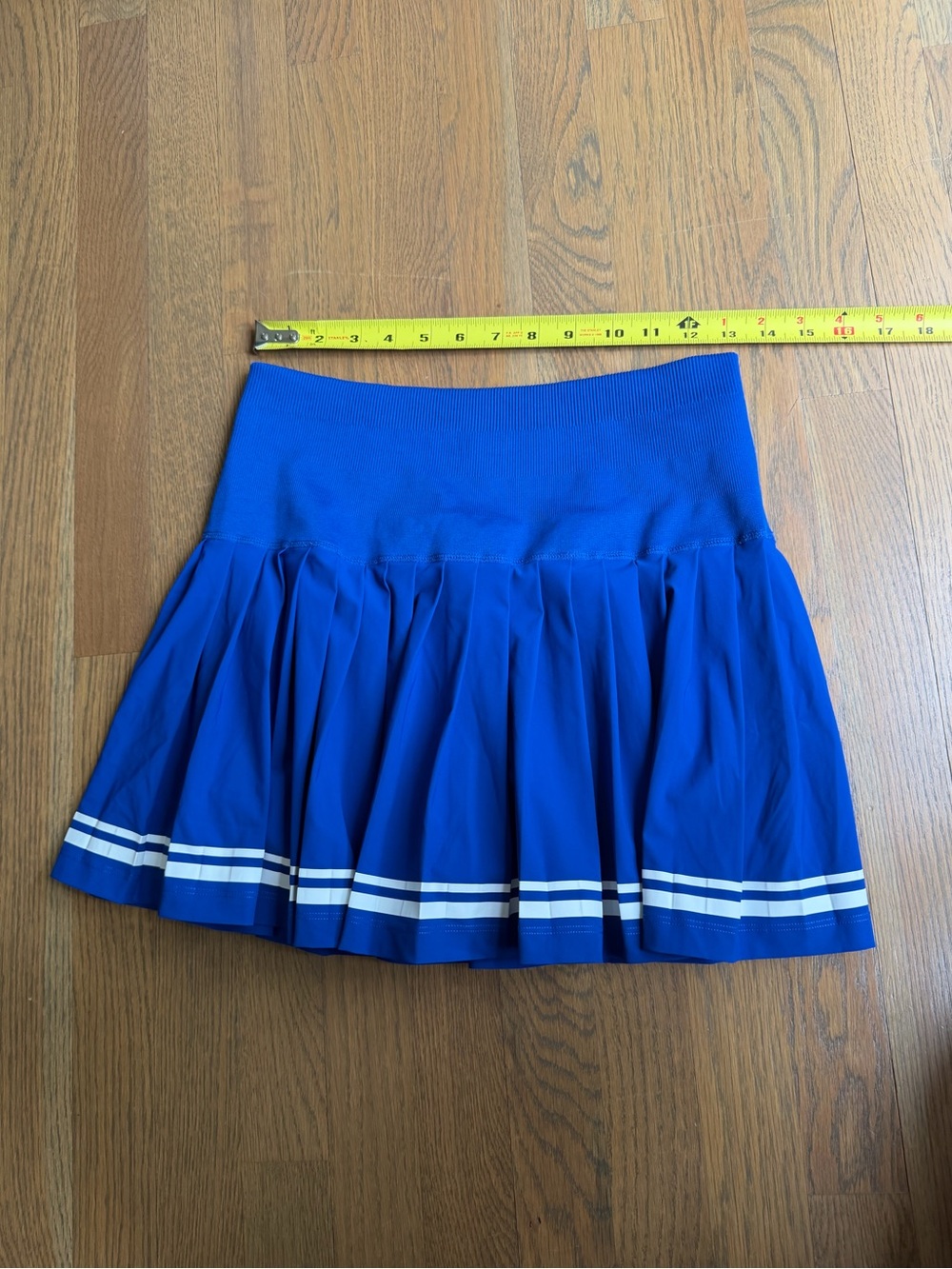 Wilson Midtown Tennis Skirt & Brami SET Royal Blue w White Stripe Small & Medium - Picture 6 of 15